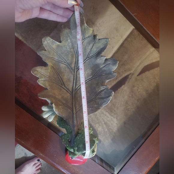 Cute frog dragging leaf dish - Picture 5 of 5